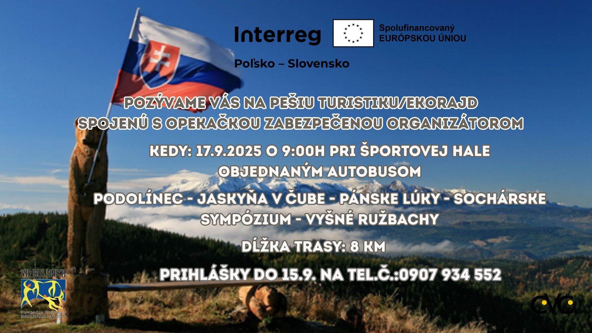 Plakat z logotypami Interreg